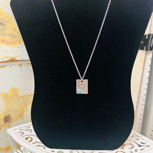 Ace of Hearts necklace