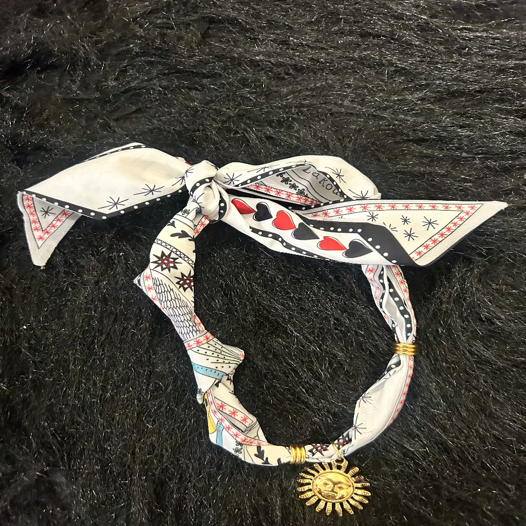 Scarf Charm Necklace