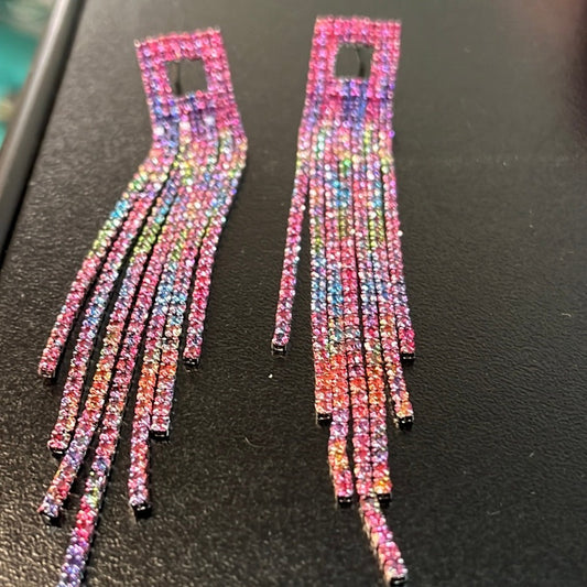 Michelle Rhinestone Earrings
