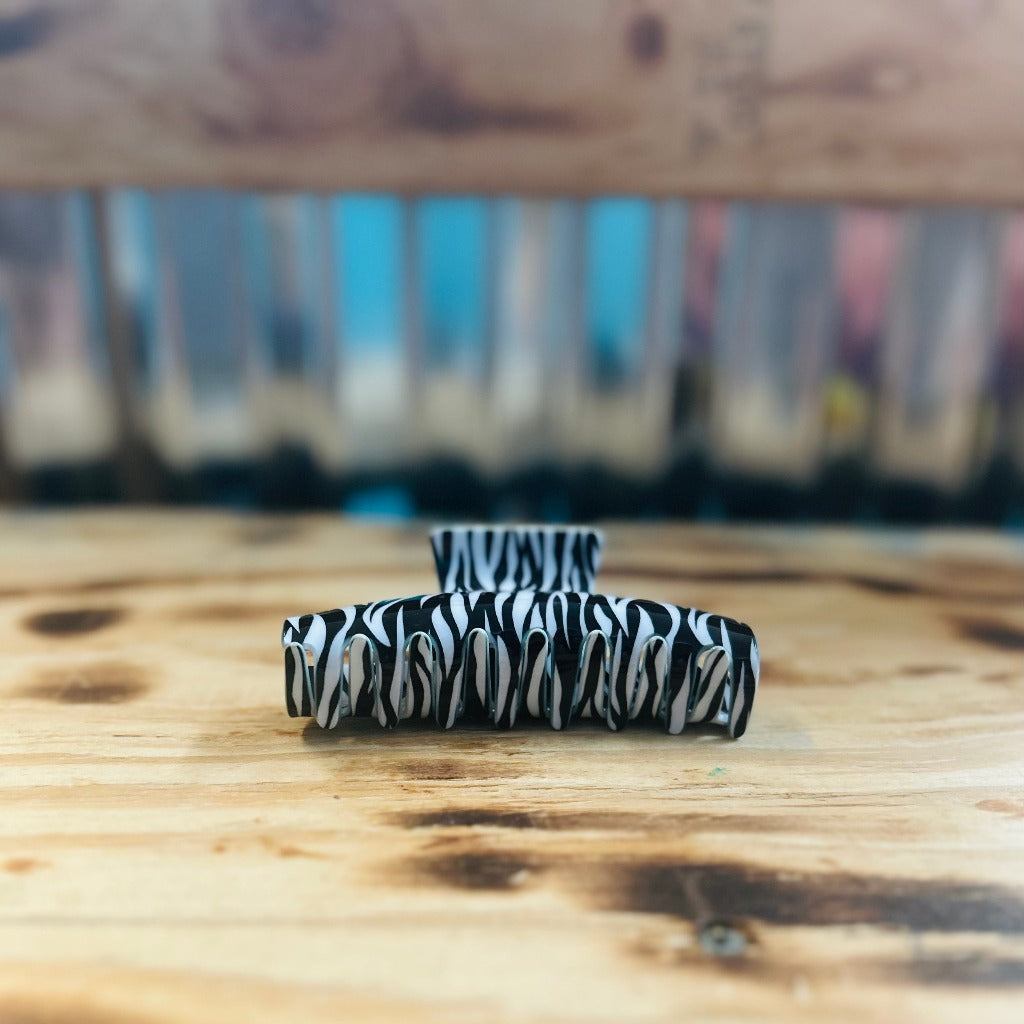 Zebra Hair Claw
