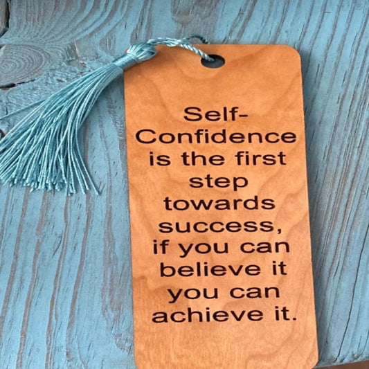 Inspirational Wooden Bookmark