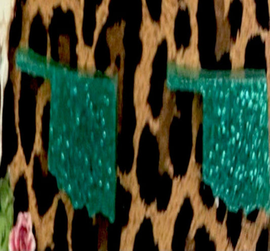 State Of Oklahoma Stud Earrings