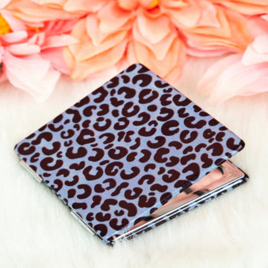 Black Leopard Compact Mirror