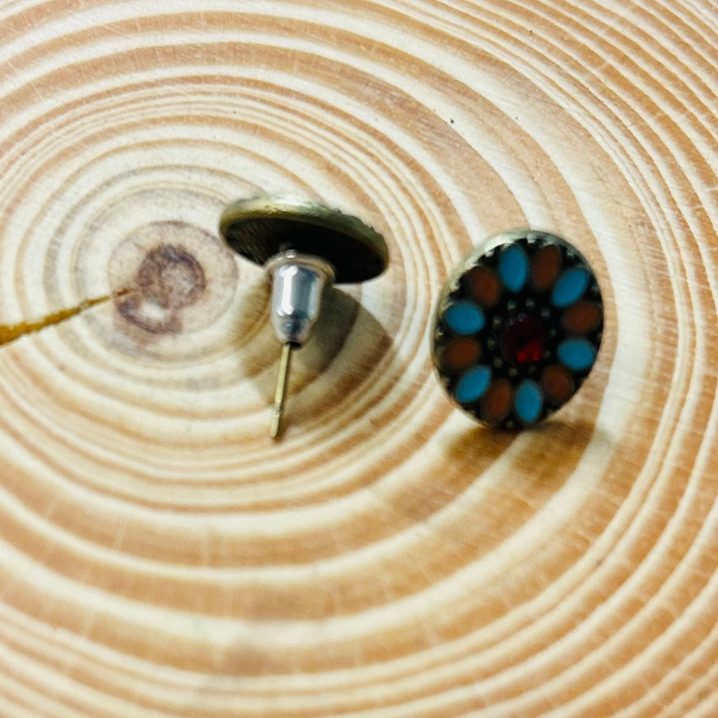 Pinwheel Stud Earrings