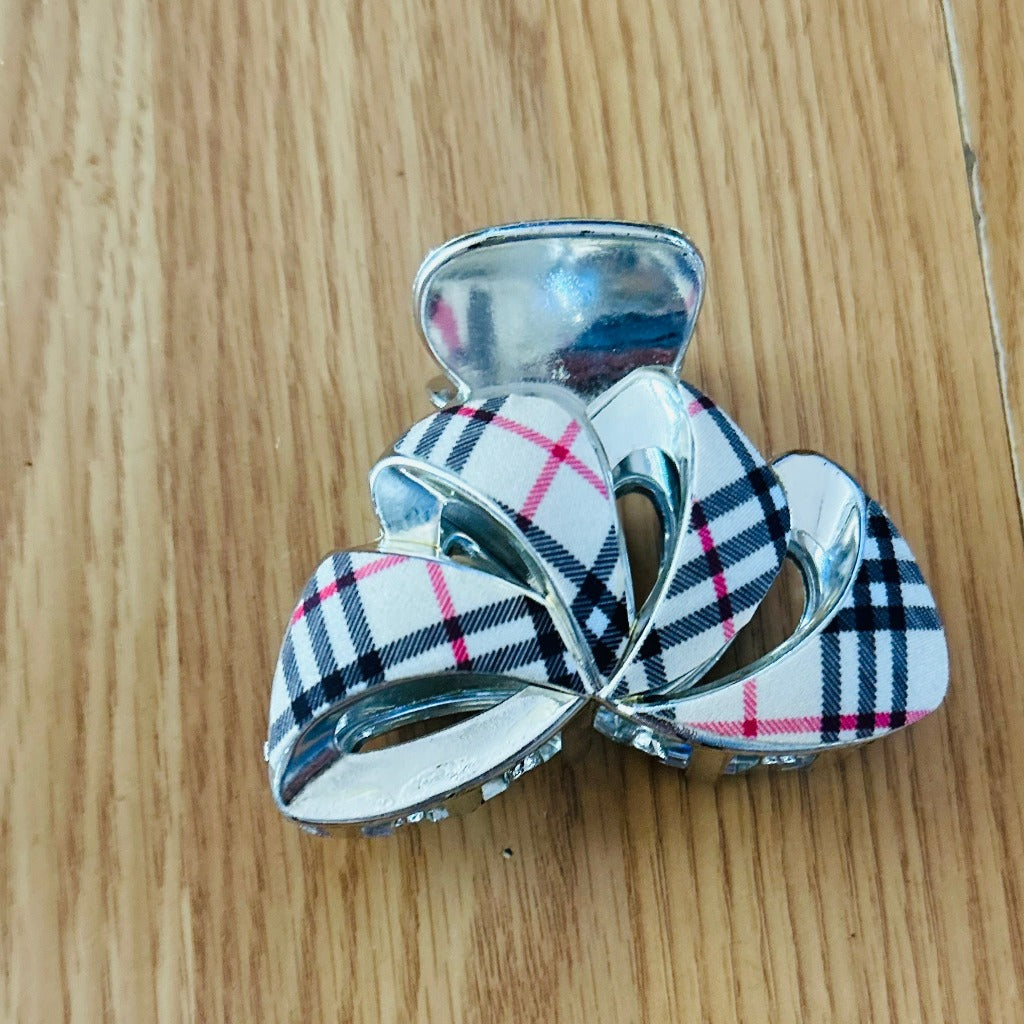Plaid Hair Claw