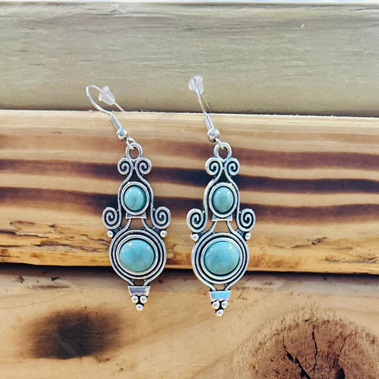 Bonnie Turquoise Dangle Earrings