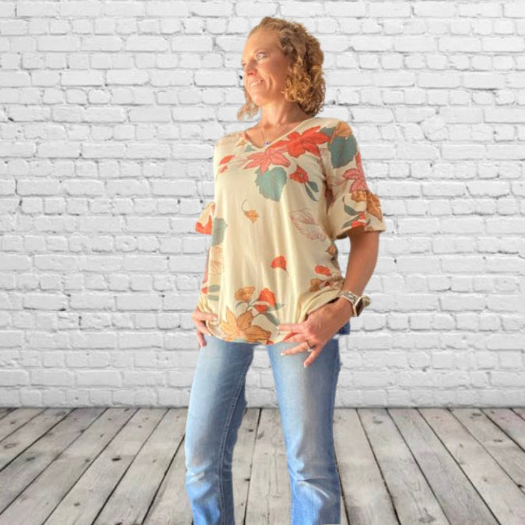 Floral Print Top