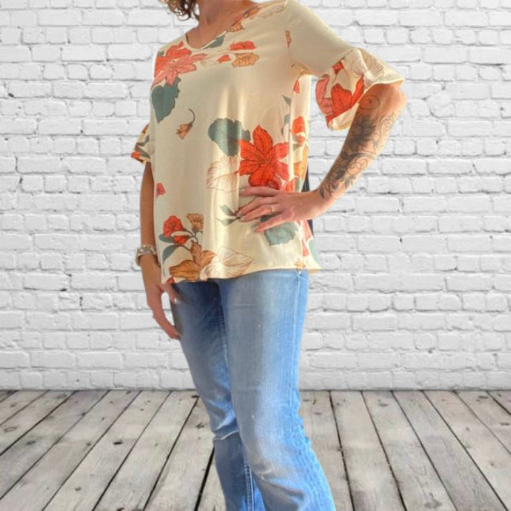 Floral Print Top