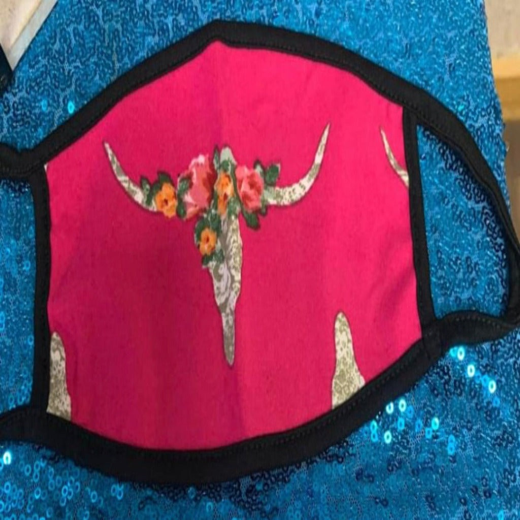 Pink Bullskull